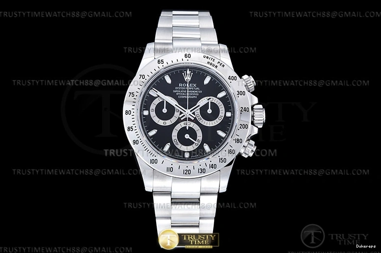 SS SH4130 Blk 116520 QF Daytona ROLDYT0441B Stk – SS 904L 1101